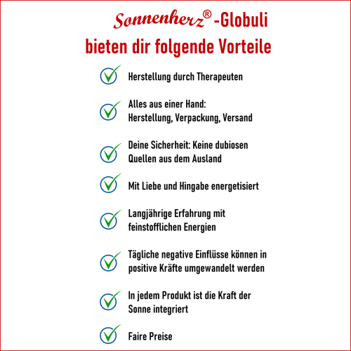 Kid-Balance Kinder Multifunktions-Globuli Komplettmittel 100% Natur für Schule, Entwicklung, Gute Nacht, Mut, Not uvm.- Im Nachfüllpack von Sonnenherz