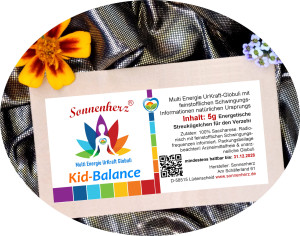 Kid-Balance Kinder Multifunktions-Globuli Komplettmittel 100% Natur für Schule, Entwicklung, Gute Nacht, Mut, Not uvm.- Im Nachfüllpack von Sonnenherz