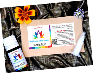 Sonnenglobuli "Sonnenlicht Pur" energetische Lichtglobuli für Deine Seele nach Jakob Lorber. Neuer Jahrgang. Im Premium Vorteils-Set von Sonnenherz