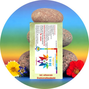 ARNIKA +38 Bachblüten All-in-One Premium Globuli. Positive EssenzEnergien für ein besseres Leben. Im Öko-Pack von Sonnenherz