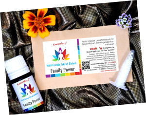 FAMILY POWER - Die neuen Premium-Globuli für die energetische Ausgeglichenheit der ganzen Familie: Eltern, Kinder & Haustiere. Im Vorteils-Set von Sonnenherz