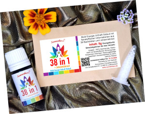 JOHANNISKRAUT & 38 BACHBLÜTEN All-In-One Bioenergetische Globuli. Premium Vorteils-Set