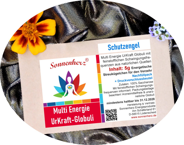 SCHUTZENGEL-Globuli: Energetischer Schutz für Kinder, Tiere & Erwachsene: Handystrahlen, Router, Elektrosmog, negative Energien - im Nachfüllpack von Sonnenherz